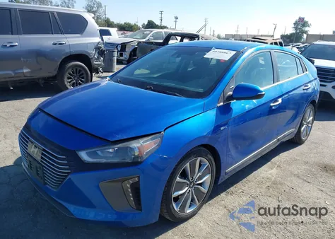 2018 Hyundai Ioniq Hybrid Limited from USA, damaged, VIN KMHC05LC2JU073831